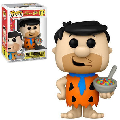 Funko Pop The Flintstones “Fruity Pebbles Fred with cereal”