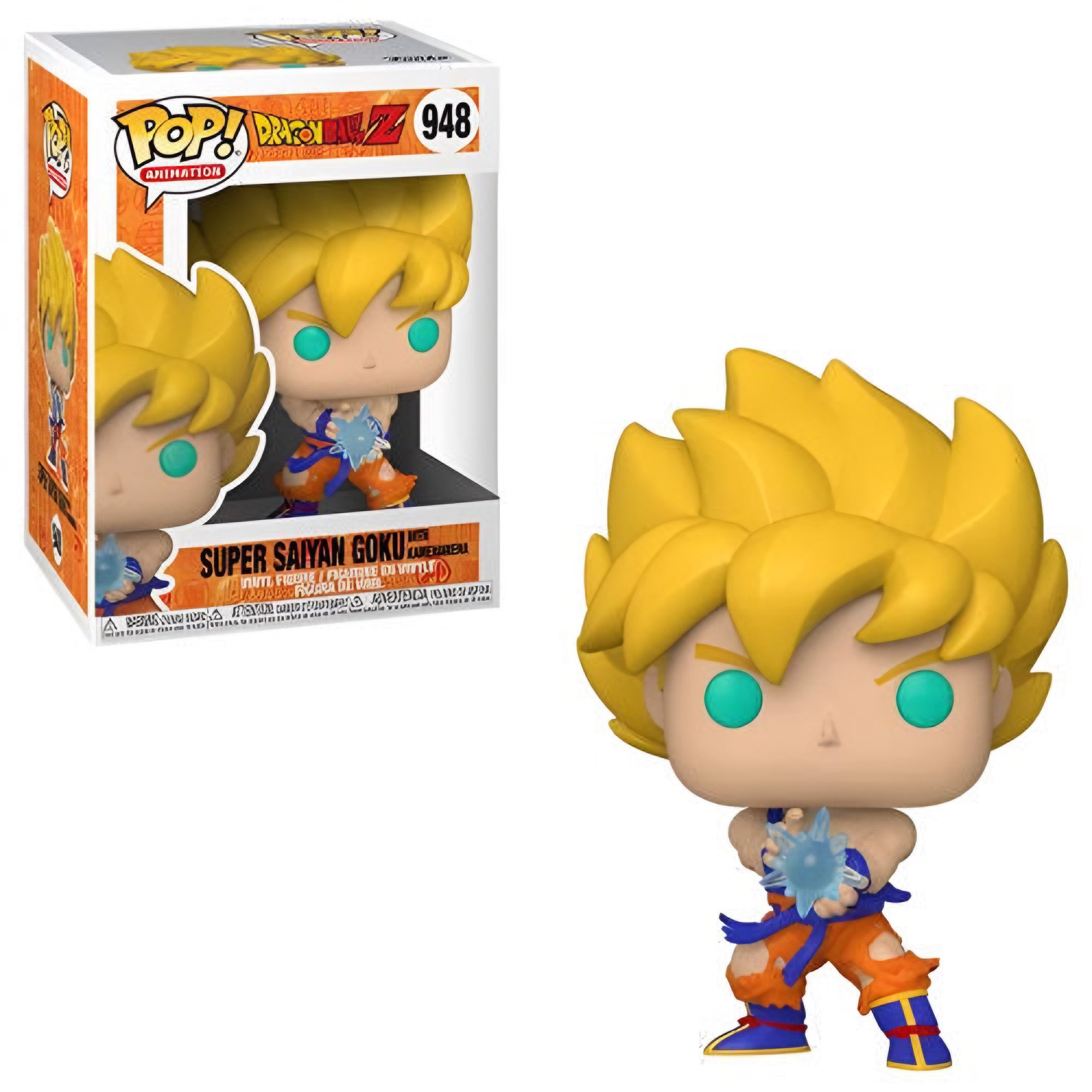 Funko Pop Dragon Ball Z “Super Saiyan Goku” with Kamehameha Wave