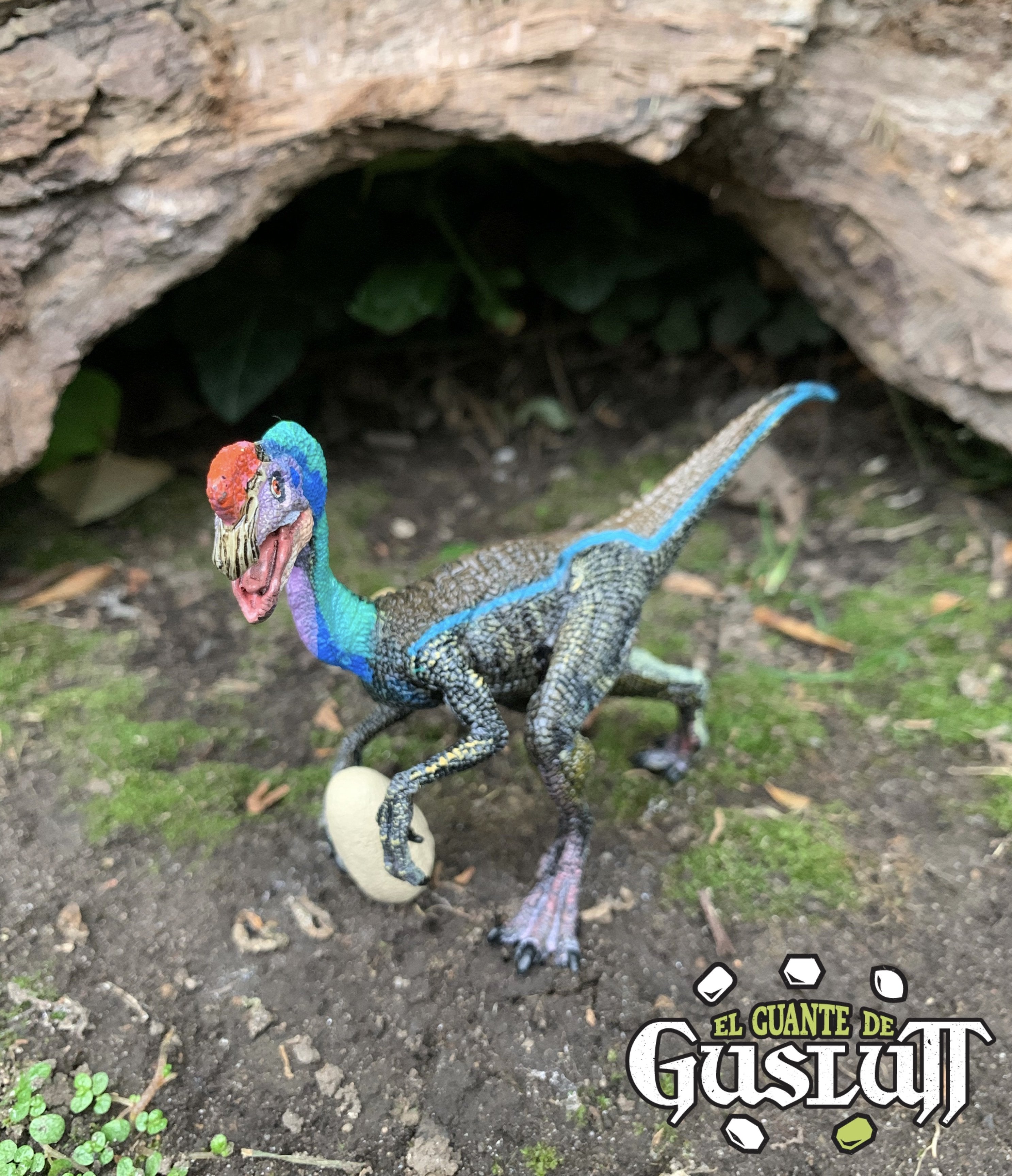 Papo Oviraptor Azul - El Guante de Guslutt