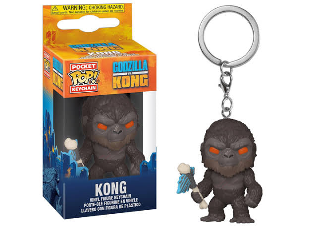 Funko Pop Godzilla vs Kong “King Kong with Axe” Keychain