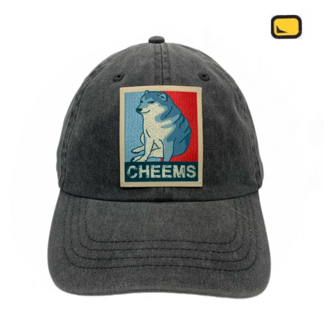 Gorra Cheems Gris Vintage