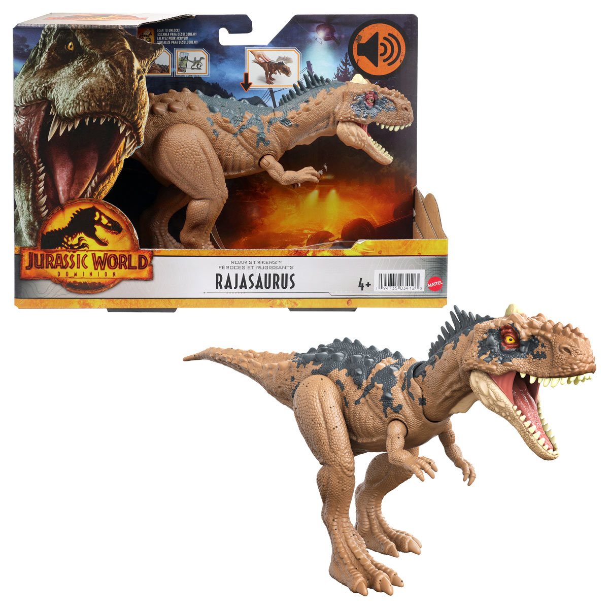 Jurassic World Roar Strikers “Rajasaurus”