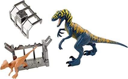 Jurassic World Destruct-a-saurs “Velociraptor & Microceratus” Set