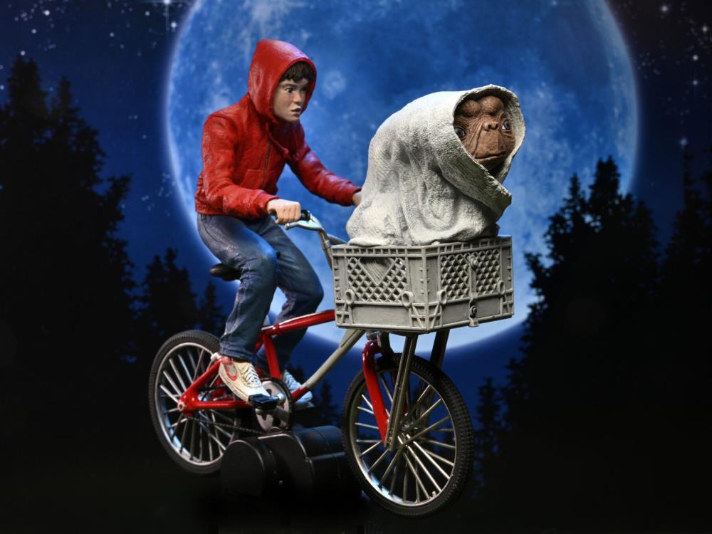 NECA E.T. 40th Anniversary - 7" Figure - Elliott & ET on Bike