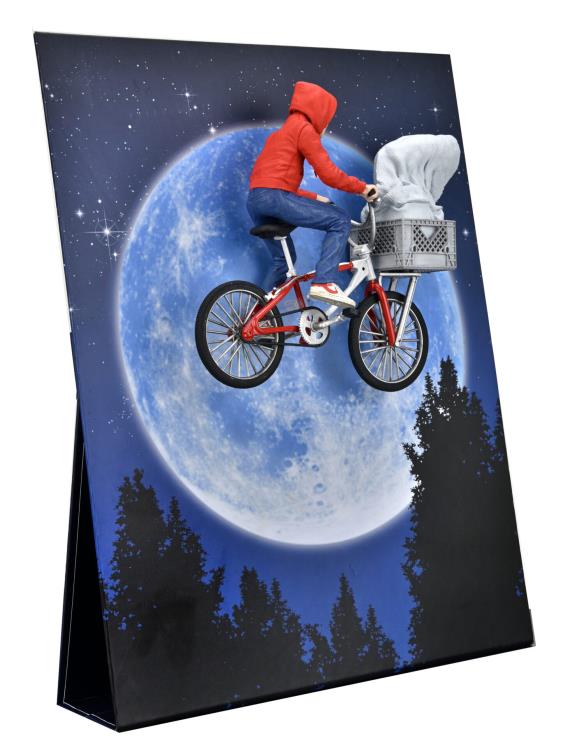 NECA E.T. 40th Anniversary - 7" Figure - Elliott & ET on Bike